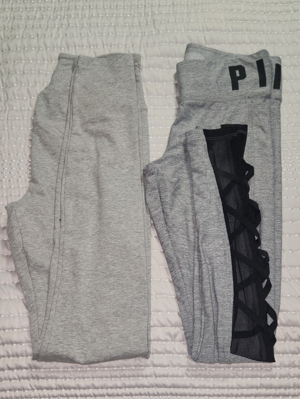 Bundle Of 2 PINK Victorias Secret Leggings